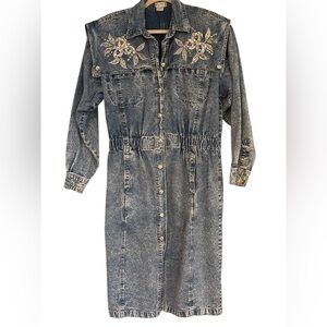 Vintage Acid Washed Jean Dress
